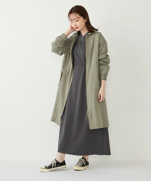 SHIPS for women / シップスウィメン ロング・マキシ丈ワンピース | SHIPS Colors:〈手洗い可能〉リンク トラック ワンピース | 詳細21