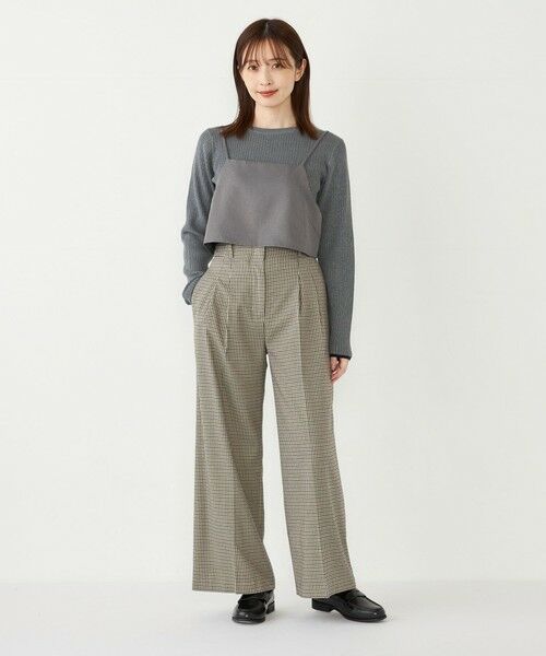 SHIPS for women / シップスウィメン ロング・マキシ丈ワンピース | SHIPS Colors:〈洗濯機可能〉ビスチェ セット シャツ ワンピース | 詳細25