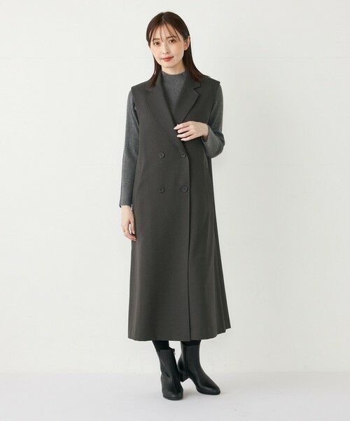 SHIPS for women / シップスウィメン ロング・マキシ丈ワンピース | SHIPS Colors:〈手洗い可能〉2WAY ジレ ワンピース | 詳細7