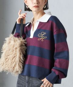 SHIPS / シップス ニット・セーター | 〈手洗い可能〉エンブレム ラガー ニット