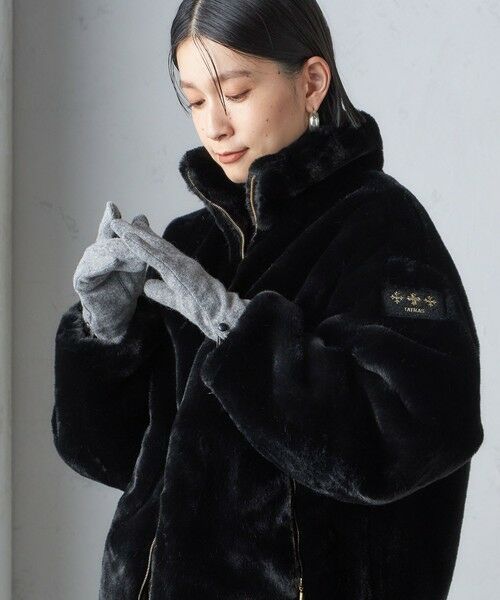 SHIPS / シップス 手袋 | 《一部追加予約》カシミヤ ミックス ジャージ グローブ | 詳細7