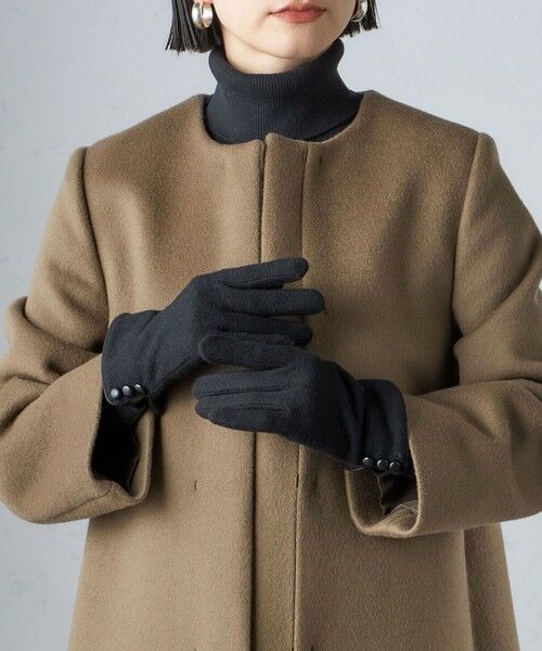 SHIPS / シップス 手袋 | 《一部追加予約》カシミヤ ミックス ジャージ グローブ | 詳細15