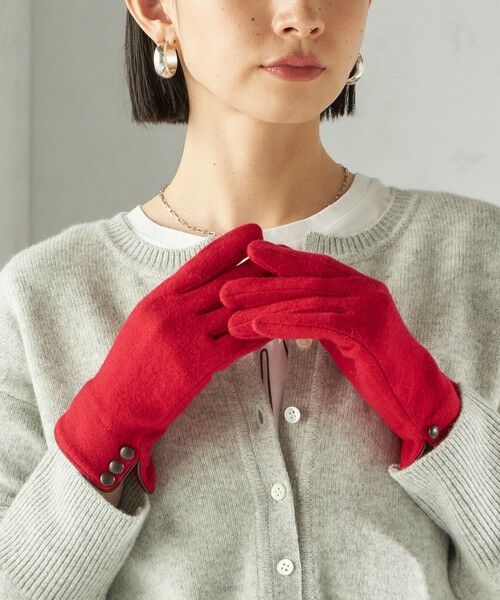 SHIPS / シップス 手袋 | 《一部追加予約》カシミヤ ミックス ジャージ グローブ | 詳細28