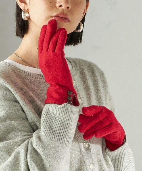 SHIPS / シップス 手袋 | 《一部追加予約》カシミヤ ミックス ジャージ グローブ | 詳細29