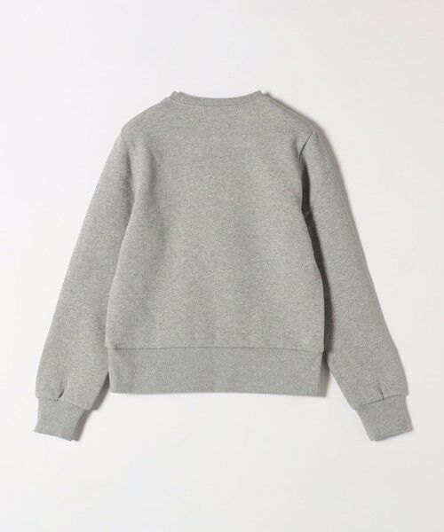 SHIPS any　裏起毛 ビジュー クルーネック コンパクト プルオーバ SHIPS any:〈手洗い可能〉裏起毛 ビジュー クルーネック