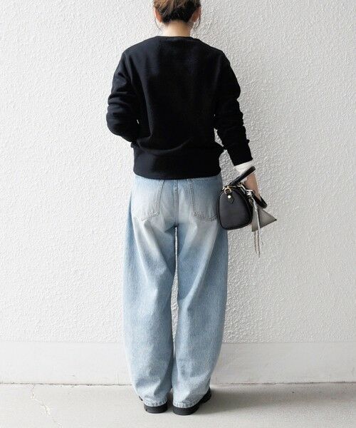 SHIPS / シップス スウェット | 《追加予約》SHIPS any:〈手洗い可能〉裏起毛 ビジュー クルーネック コンパクト プルオーバー | 詳細26