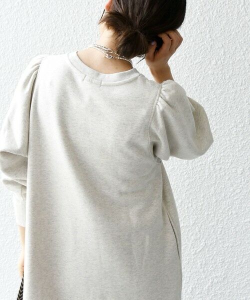 SHIPS / シップス ロング・マキシ丈ワンピース | 【WEB限定】SHIPS any: USAコットン 裏起毛 パフ スリーブ ワンピース 2 | 詳細7