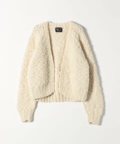 【SHIPS any別注】NEPAL HAND KNIT:ボリューム ニット カーディガン