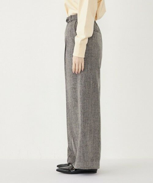 SHIPS / シップス その他パンツ | SHIPS Colors:〈手洗い可能〉ミックスツイード ワイド パンツ 2 | 詳細4