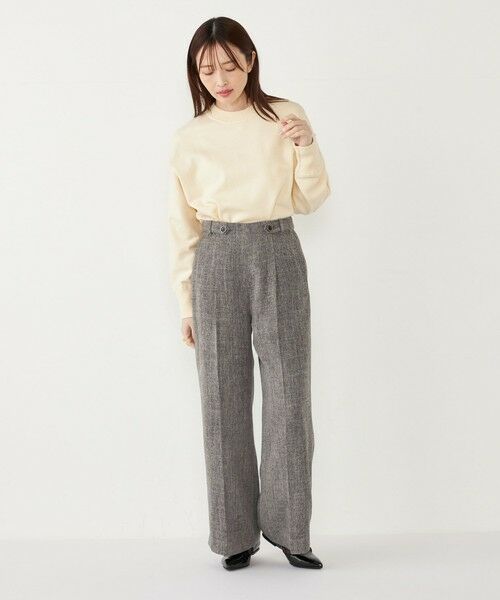 SHIPS / シップス その他パンツ | SHIPS Colors:〈手洗い可能〉ミックスツイード ワイド パンツ 2 | 詳細11