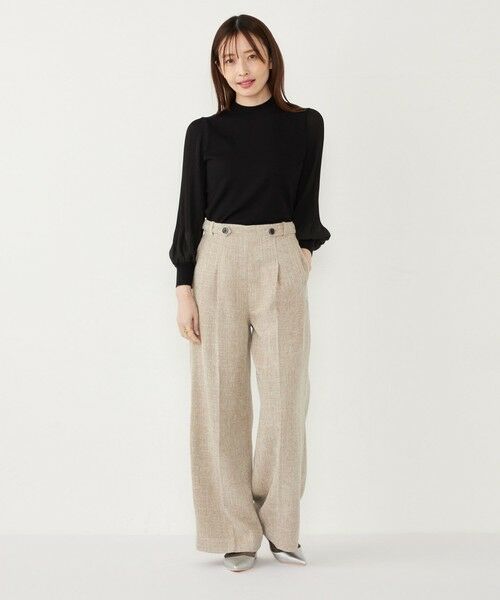 SHIPS / シップス その他パンツ | SHIPS Colors:〈手洗い可能〉ミックスツイード ワイド パンツ 2 | 詳細16