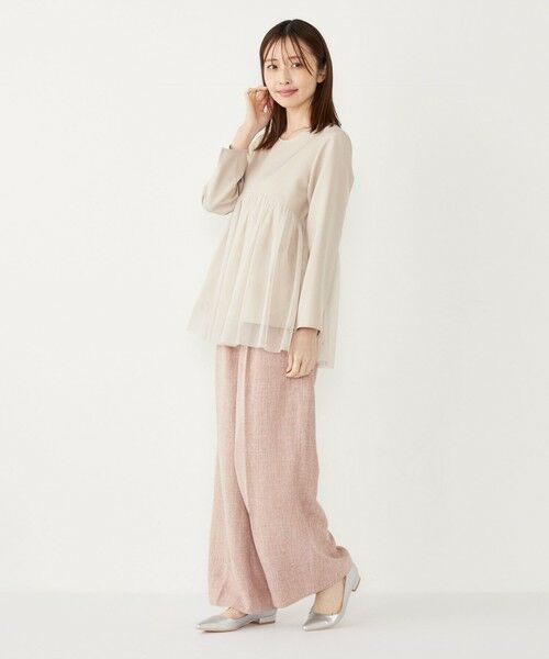 SHIPS / シップス その他パンツ | SHIPS Colors:〈手洗い可能〉ミックスツイード ワイド パンツ 2 | 詳細29