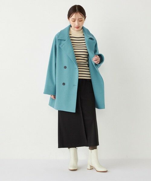 SHIPS for women / シップスウィメン ロング・マキシ丈スカート | SHIPS Colors:〈手洗い可能〉TR 起毛 ストレッチ ポケット スカート | 詳細11