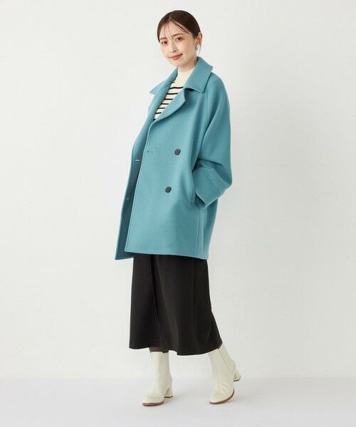 SHIPS for women / シップスウィメン ロング・マキシ丈スカート | SHIPS Colors:〈手洗い可能〉TR 起毛 ストレッチ ポケット スカート | 詳細13