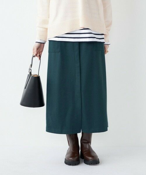 SHIPS / シップス ロング・マキシ丈スカート | SHIPS Colors:〈手洗い可能〉TR 起毛 ストレッチ ポケット スカート◇ | 詳細28