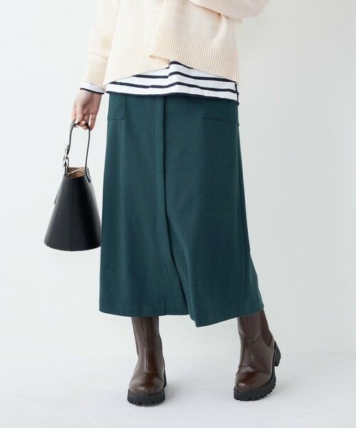 SHIPS / シップス ロング・マキシ丈スカート | SHIPS Colors:〈手洗い可能〉TR 起毛 ストレッチ ポケット スカート◇ | 詳細30