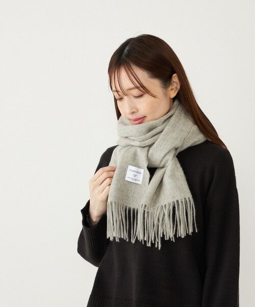 SHIPS / シップス マフラー・ショール・スヌード・ストール | SHIPS Colors: カシミヤ ストール 2◇ | 詳細10