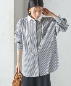 SHIPS / シップス シャツ・ブラウス | 《一部追加予約》〈洗濯機可能〉ピン オックス 刺繍 シャツ