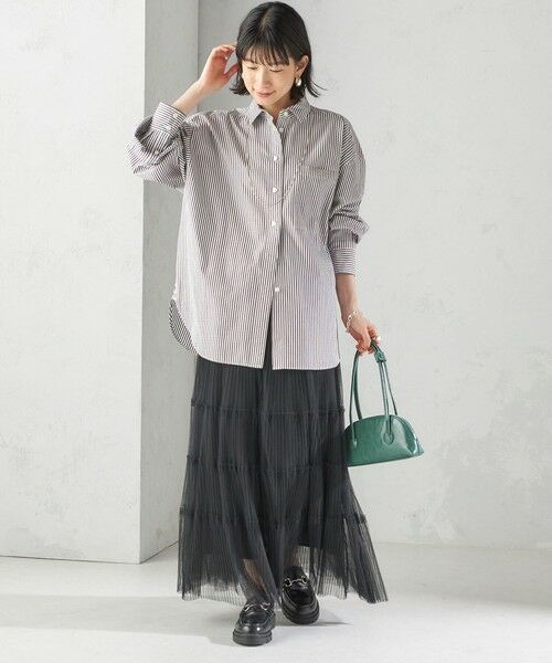 SHIPS / シップス シャツ・ブラウス | 《一部追加予約》〈洗濯機可能〉ピン オックス 刺繍 シャツ | 詳細17