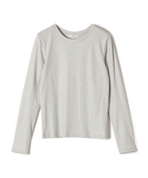 SHIPS for women / シップスウィメン カットソー（半袖以外） | 〈洗濯機可能〉シャイニー ストレッチ クルーネック カットソー | 詳細25