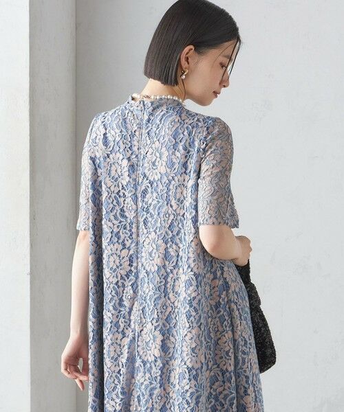 SHIPS for women / シップスウィメン ロング・マキシ丈ワンピース | 〈結婚式・パーティ〉kaene:パイピング レース Aライン ワンピース | 詳細7