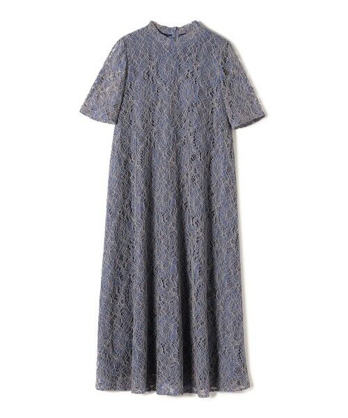 結婚式・パーティ〉kaene:パイピング レース Aライン ワンピース
