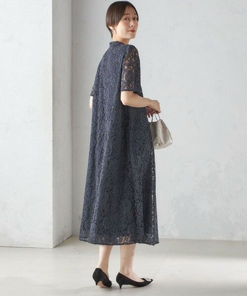 SHIPS for women / シップスウィメン ロング・マキシ丈ワンピース | 〈結婚式・パーティ〉kaene:パイピング レース Aライン ワンピース | 詳細25