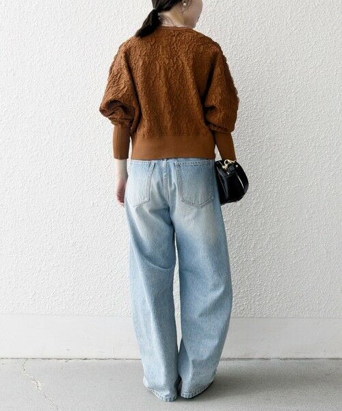 SHIPS / シップス カーディガン・ボレロ | 【WEB限定】SHIPS any:〈手洗い可能〉ジャカード バンピー コンパクト カーディガン | 詳細20