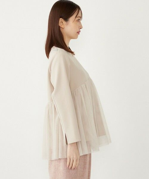 SHIPS / シップス シャツ・ブラウス | SHIPS Colors:〈手洗い可能〉ツインクロス チュール コンビ トップス◇ | 詳細11