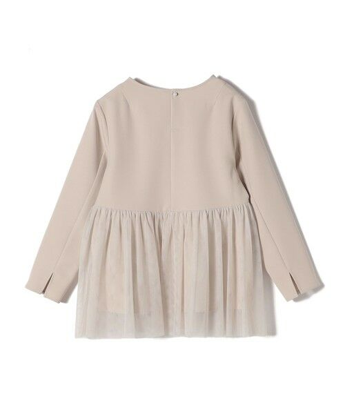 SHIPS / シップス シャツ・ブラウス | SHIPS Colors:〈手洗い可能〉ツインクロス チュール コンビ トップス◇ | 詳細2