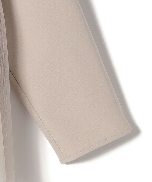 SHIPS / シップス シャツ・ブラウス | SHIPS Colors:〈手洗い可能〉ツインクロス チュール コンビ トップス◇ | 詳細4