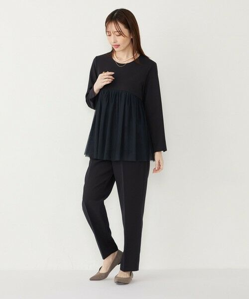 SHIPS / シップス シャツ・ブラウス | SHIPS Colors:〈手洗い可能〉ツインクロス チュール コンビ トップス◇ | 詳細24