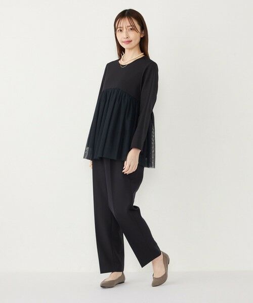 SHIPS / シップス シャツ・ブラウス | SHIPS Colors:〈手洗い可能〉ツインクロス チュール コンビ トップス◇ | 詳細25