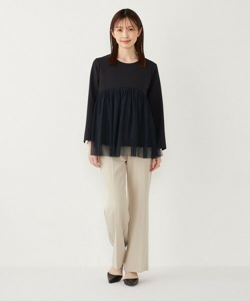 SHIPS / シップス シャツ・ブラウス | SHIPS Colors:〈手洗い可能〉ツインクロス チュール コンビ トップス◇ | 詳細27