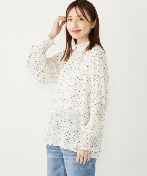SHIPS / シップス シャツ・ブラウス | SHIPS Colors:〈手洗い可能〉ハイネック シャーリング ブラウス◇ | 詳細13