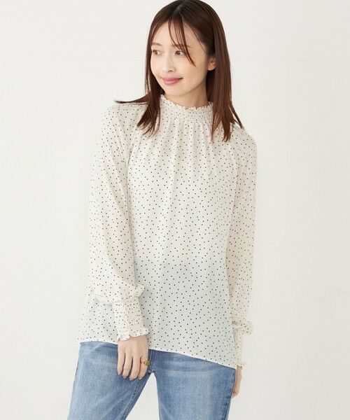 SHIPS / シップス シャツ・ブラウス | SHIPS Colors:〈手洗い可能〉ハイネック シャーリング ブラウス◇ | 詳細14