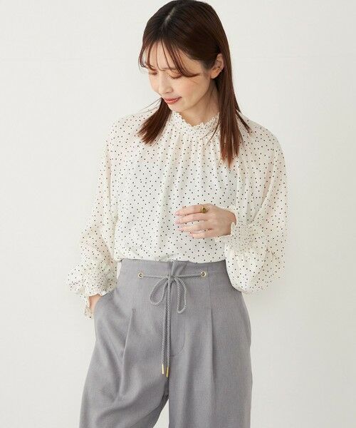 SHIPS / シップス シャツ・ブラウス | SHIPS Colors:〈手洗い可能〉ハイネック シャーリング ブラウス◇ | 詳細18