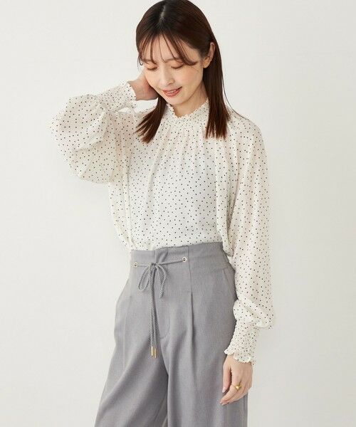 SHIPS / シップス シャツ・ブラウス | SHIPS Colors:〈手洗い可能〉ハイネック シャーリング ブラウス◇ | 詳細19