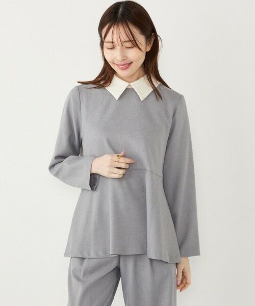 SHIPS for women / シップスウィメン シャツ・ブラウス | SHIPS Colors:〈手洗い可能〉デタッチャブルカラー2WAY ブラウス◇ | 詳細24