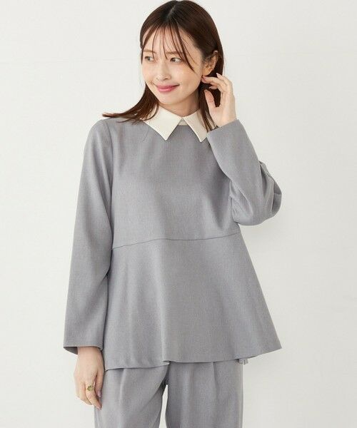 SHIPS / シップス シャツ・ブラウス | SHIPS Colors:〈手洗い可能〉デタッチャブルカラー2WAY ブラウス◇ | 詳細29