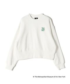 SHIPS / シップス スウェット | SHIPS Colors:THE MET コラボ エンブロイダリー  ボクシー スウェット
