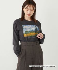 SHIPS / シップス カットソー（半袖以外） | SHIPS Colors:THE MET コラボ ゴッホ アート ロンT