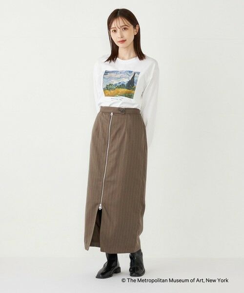 SHIPS for women / シップスウィメン カットソー（半袖以外） | SHIPS Colors:THE MET コラボ ゴッホ アート ロンT | 詳細12