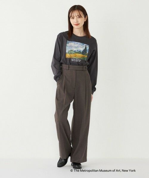 SHIPS for women / シップスウィメン カットソー（半袖以外） | SHIPS Colors:THE MET コラボ ゴッホ アート ロンT | 詳細28