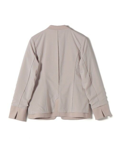 SHIPS / シップス ノーカラージャケット | 《一部追加予約》SHIPS Colors:ストレッチ ジョーゼット Vカラー ジャケット3 ◆ | 詳細14