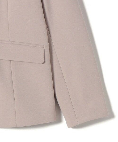 SHIPS / シップス ノーカラージャケット | 《一部追加予約》SHIPS Colors:ストレッチ ジョーゼット Vカラー ジャケット3 ◆ | 詳細17