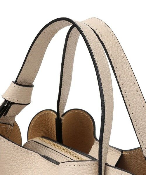 SHIPS / シップス ショルダーバッグ | MILOS: リボン パーテーション レザー トート S | 詳細8