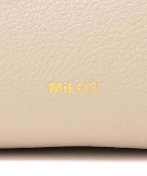 SHIPS / シップス ショルダーバッグ | MILOS: リボン パーテーション レザー トート S | 詳細9