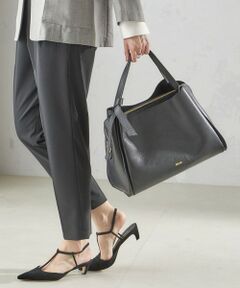 SHIPS / シップス トートバッグ | MILOS: A4 リボン パーテーション レザー トート M