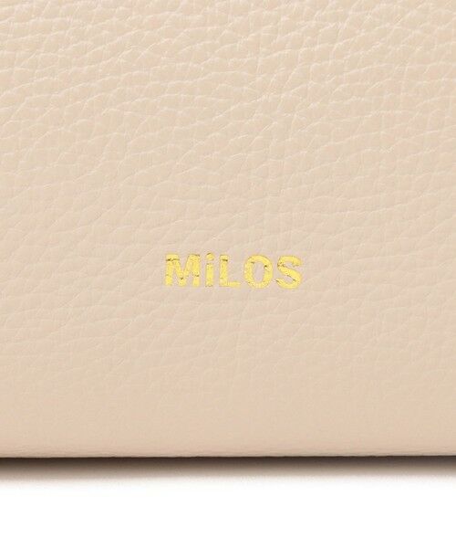 SHIPS / シップス トートバッグ | MILOS: A4 リボン パーテーション レザー トート M | 詳細16